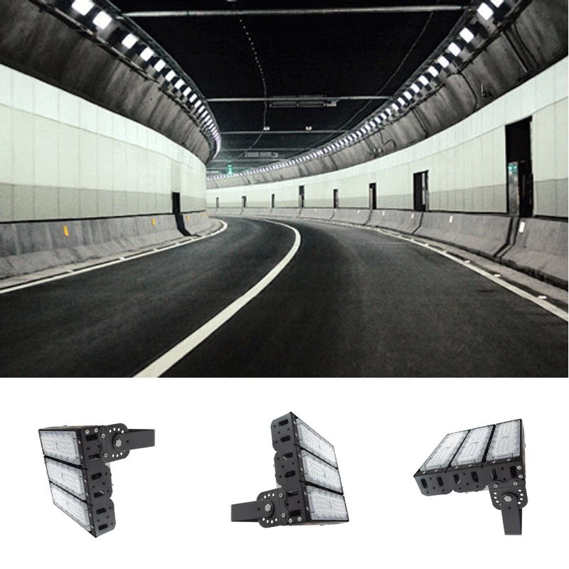 High heat conduction frame adjustable modular design 110V/220V 400W/500W LED tunnel light