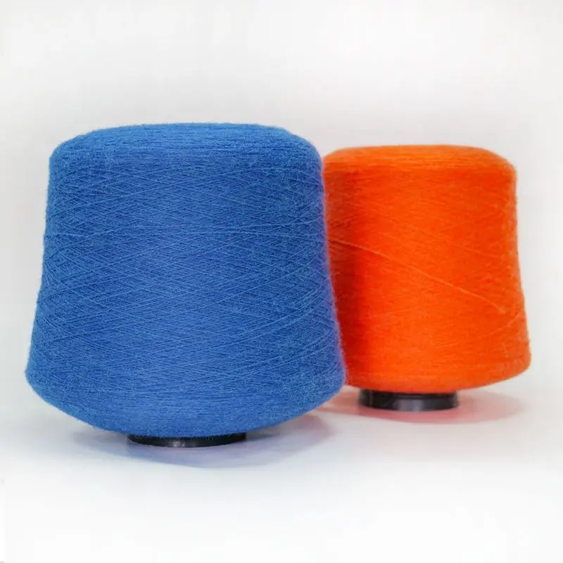 SALUD Hot sale Acrylic blended yarn 18s/2 dyed core spun yarn 52%Acrylic 28%nylon 20%PBT for knitting sweater