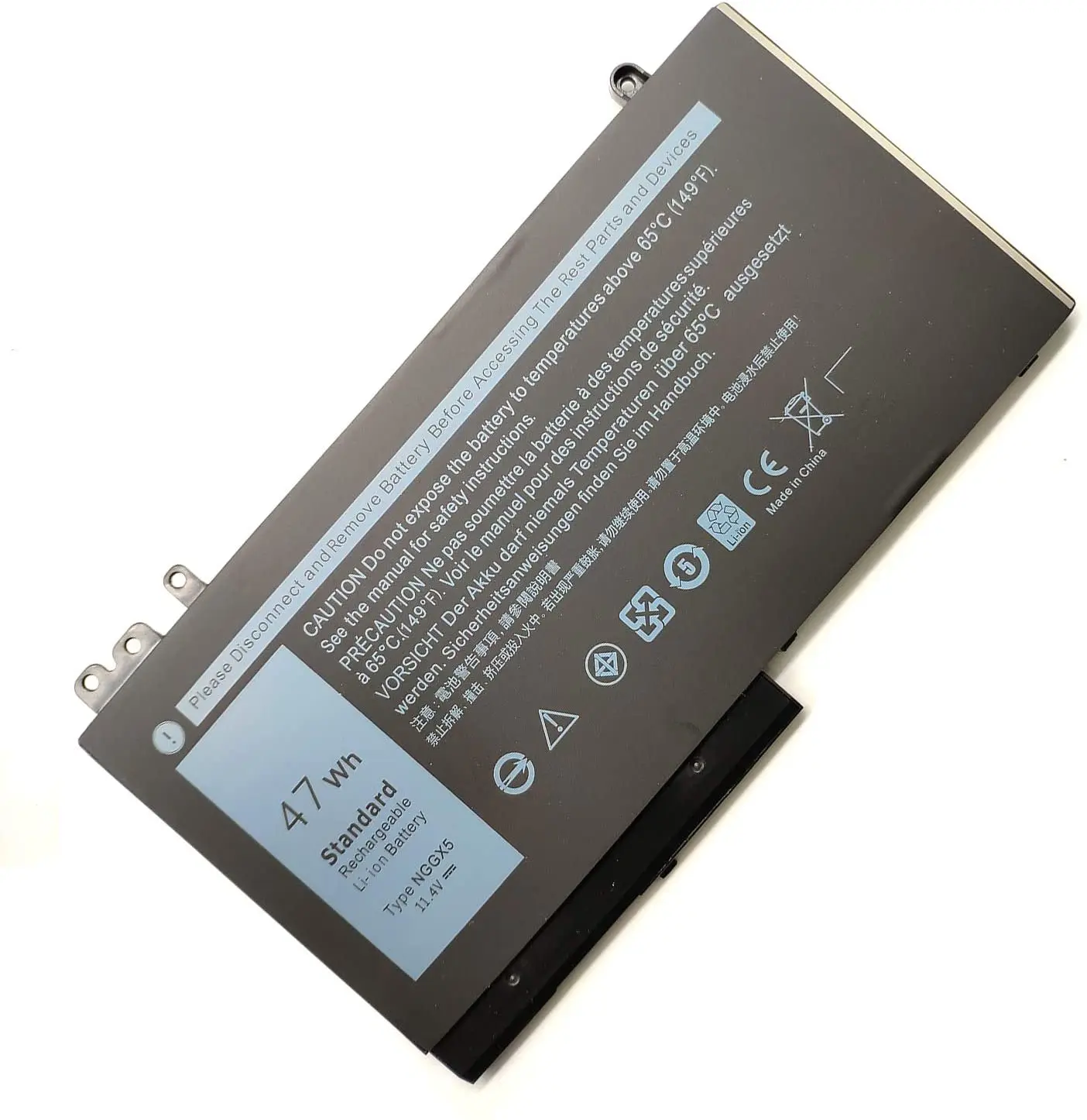 Battery lithium ion NGGX5 3-cell 47wh 11.4V Laptop Battery For Dell Latitude E5470 E5270 E5570 series Notebook Battery