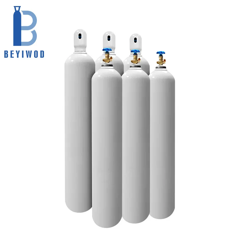 Industrial 40L Steel Gas Bottle Argon/Nitrogen/CO2/NOS/Oxygen/Helium Gas Cylinders