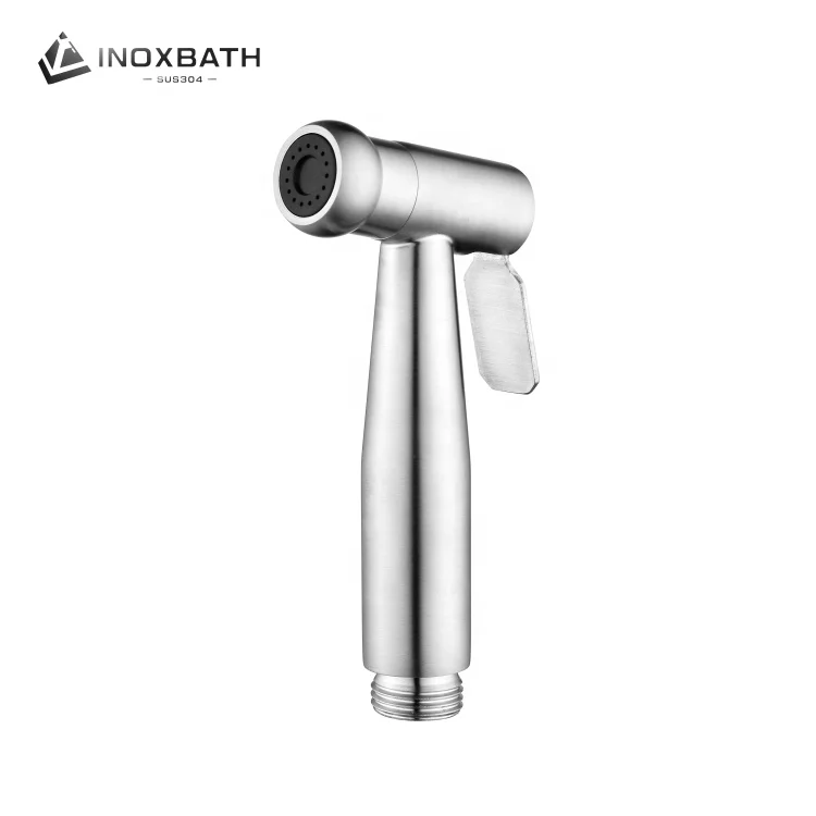 Stainless steel hand held bidet spray for toilet and baby cloth diaper sprayer shattaf set muslim shower