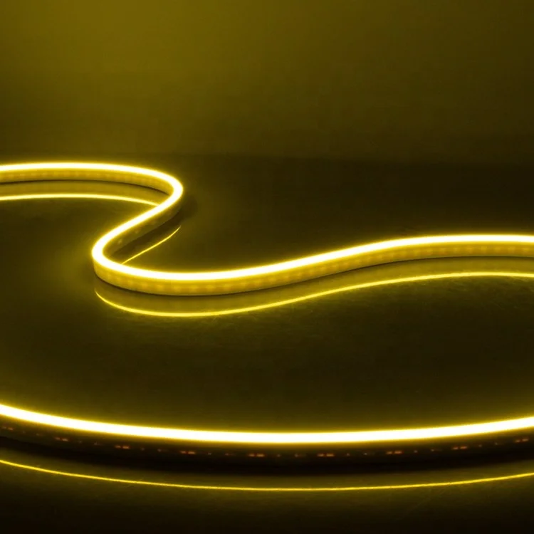 
lemon yellow DC12V 2835 flexile silicone 5m sets led flex neon 