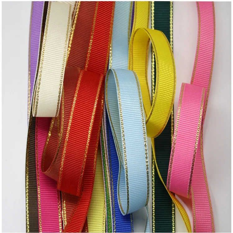 В наличии 9-38 мм корсажная лента с металлическим золотым краем для одежды