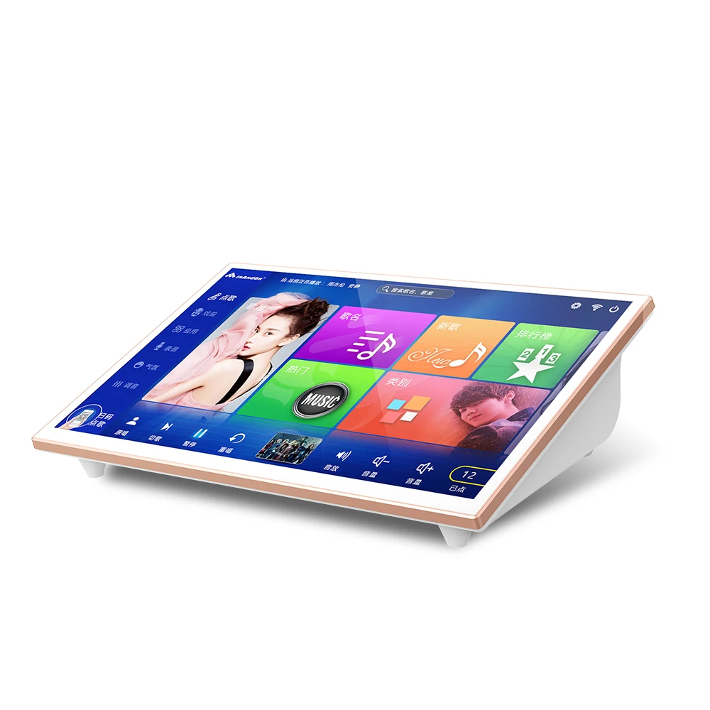 Устройство для караоке лучшего качества с экраном 19 дюймов, 4 ТБ, мини-плеер для караоке, оборудование для караоке