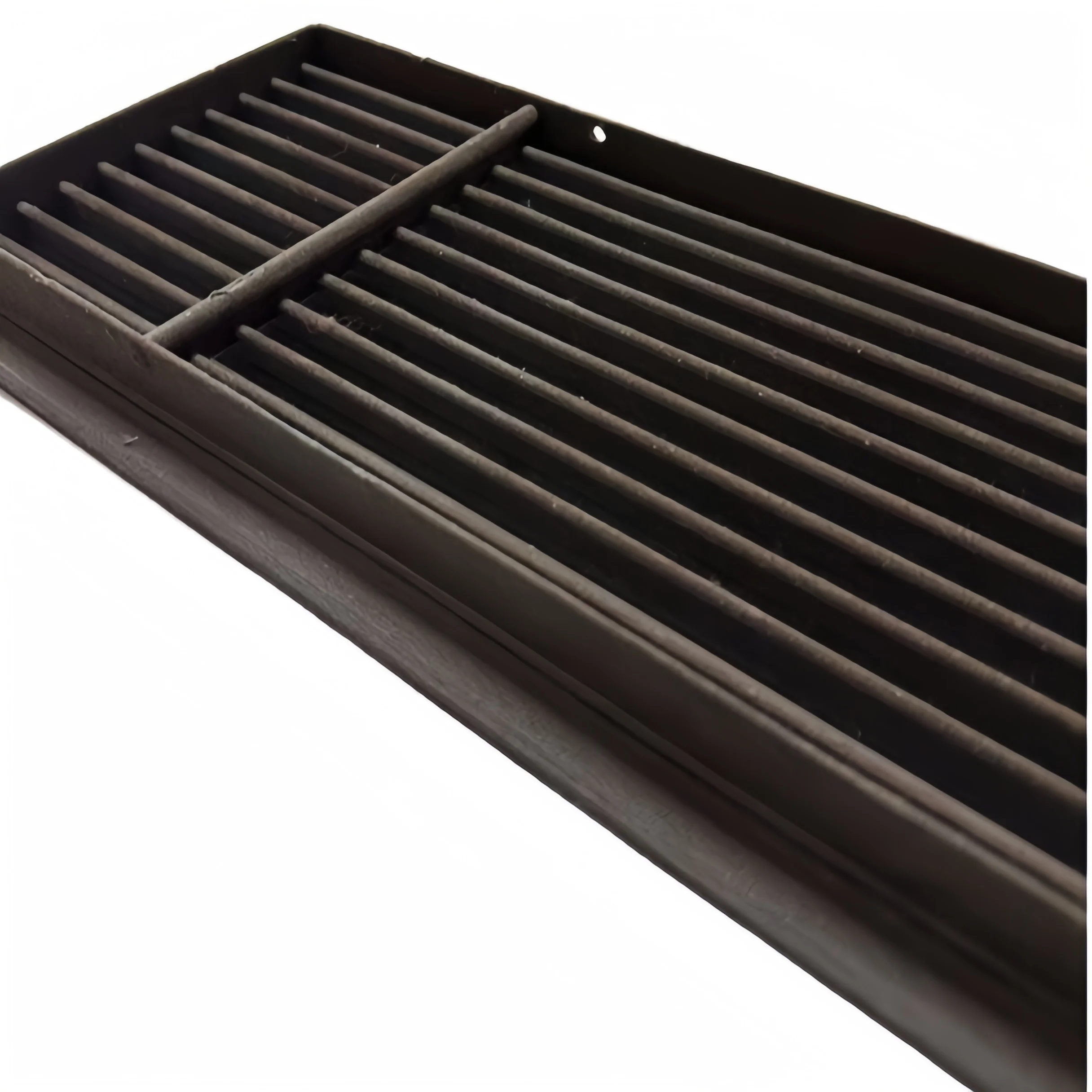 Aluminum alloy strip air vent with velvet to prevent condensation