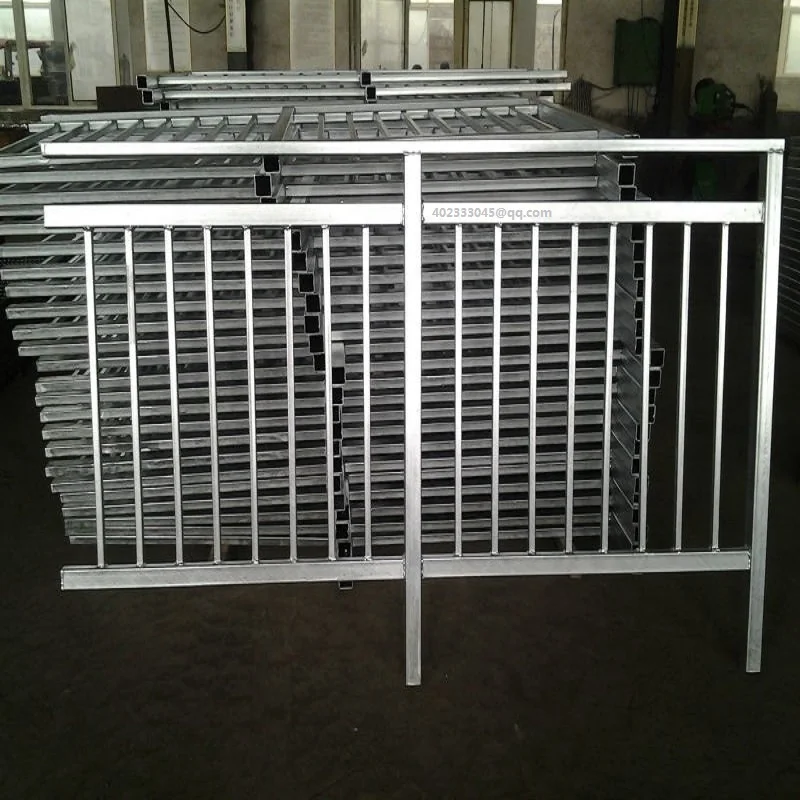Outdoor galvanized stainless steel balustrade stair handrail railing