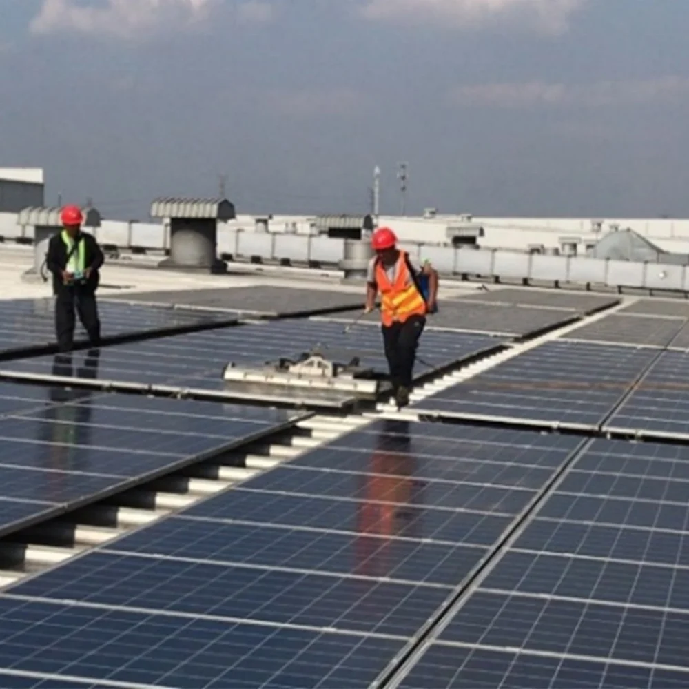 Newly Design High Efficiency Solar Panel Cleaning Robot System Remote Control Solar Panel Robotic Cleaner