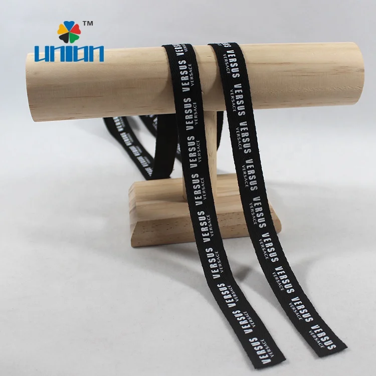 Custom printed cotton webbing twill tape