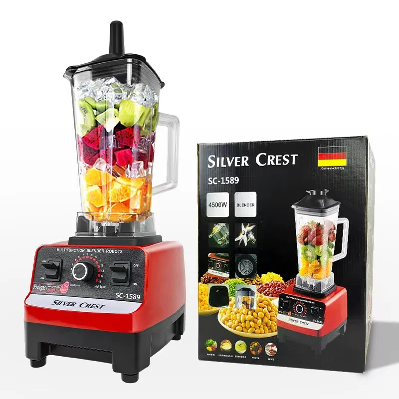 2 in 1Multifunction Large Capacity Home use Silver Crest Blender Juicer Smoothie Mixer Grinder Milk Shake Maker Food Processor