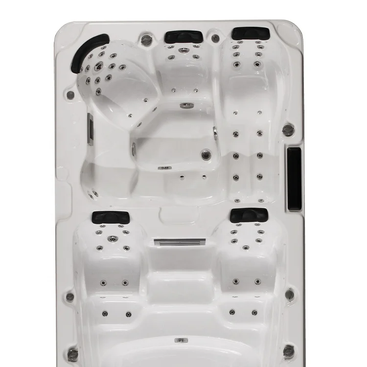 Wholesale Price Whirlpool Outdoor 6M Large Balboa Hydropool Swimming Pool Used Swim Spa With Tv