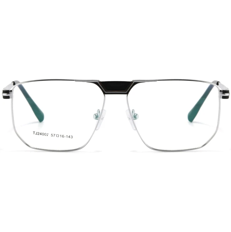 Modern Plating Men Women Computer Eyeglasses Classical Acetate Metal Spectacle Eyewear Rectangle Frames Optical Frames Glasses