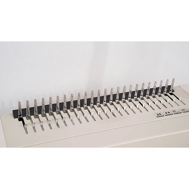C25A Manual Desktop A4 comb binding machine 450 Sheets Perfect Hand 25 Sheets Punching Book Binding Machine for office home use