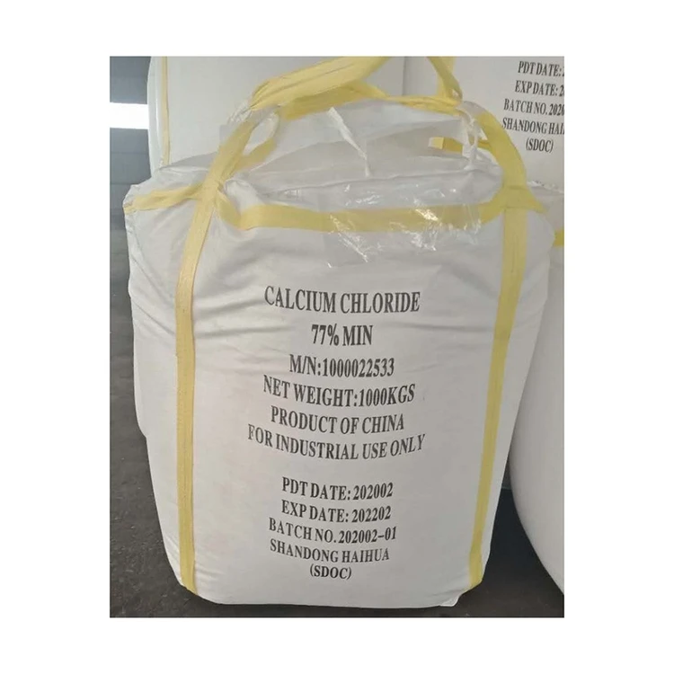 
China manufacturer industrial grade 74% calcium chloride edible granulated 