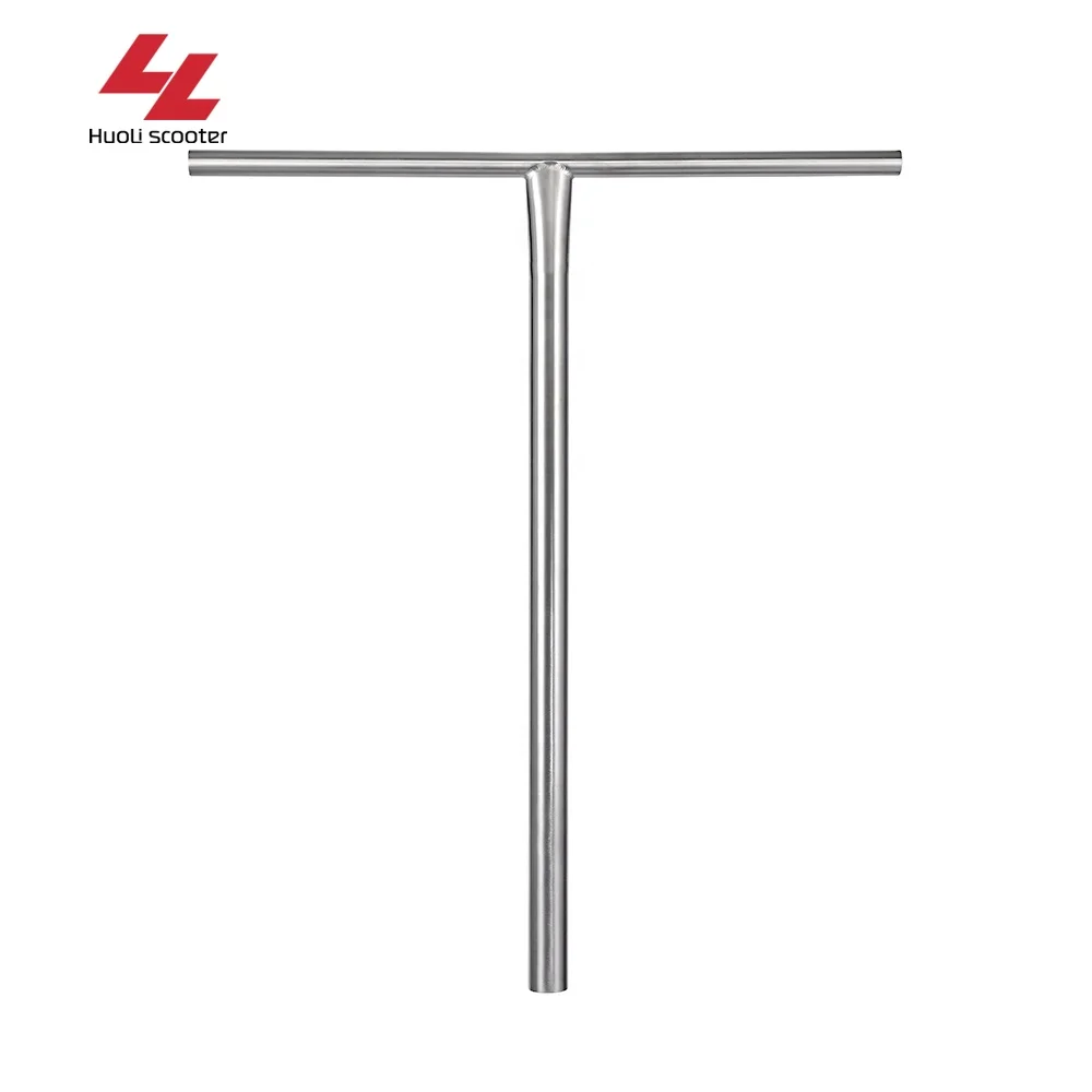 670*610mm Gr9-Titanium Bar Scooter Parts Raw Finish T-bar SCS Electric Custom OEM ODM Pro Stunt Kick Scooter Handlebar