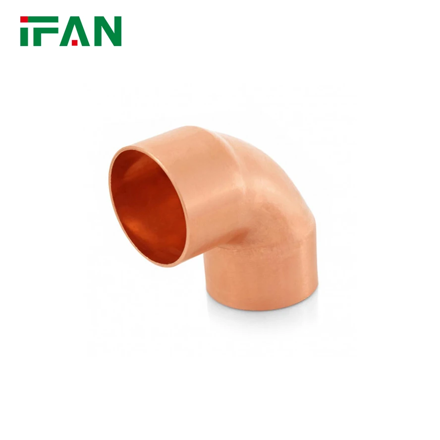 IFAN Factory Supply Coupling Adapter Copper Pipe Fittings Plumbing Copper Propress Fittings Water Tube Copper Press Fitting