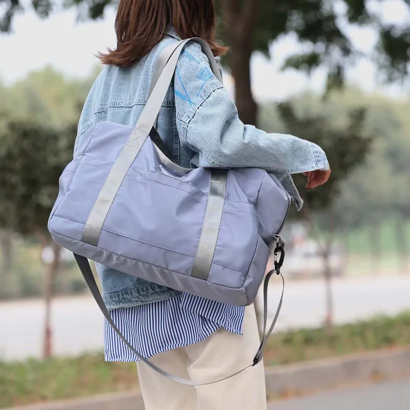 waterproof women men nylon travel duffle bag