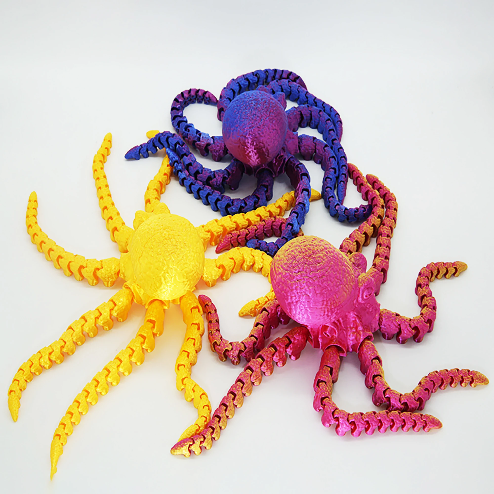 OEM ODM 3D Printing Plastic Octopus Skull Model Integrated Molding Collection Octopus Model Toy