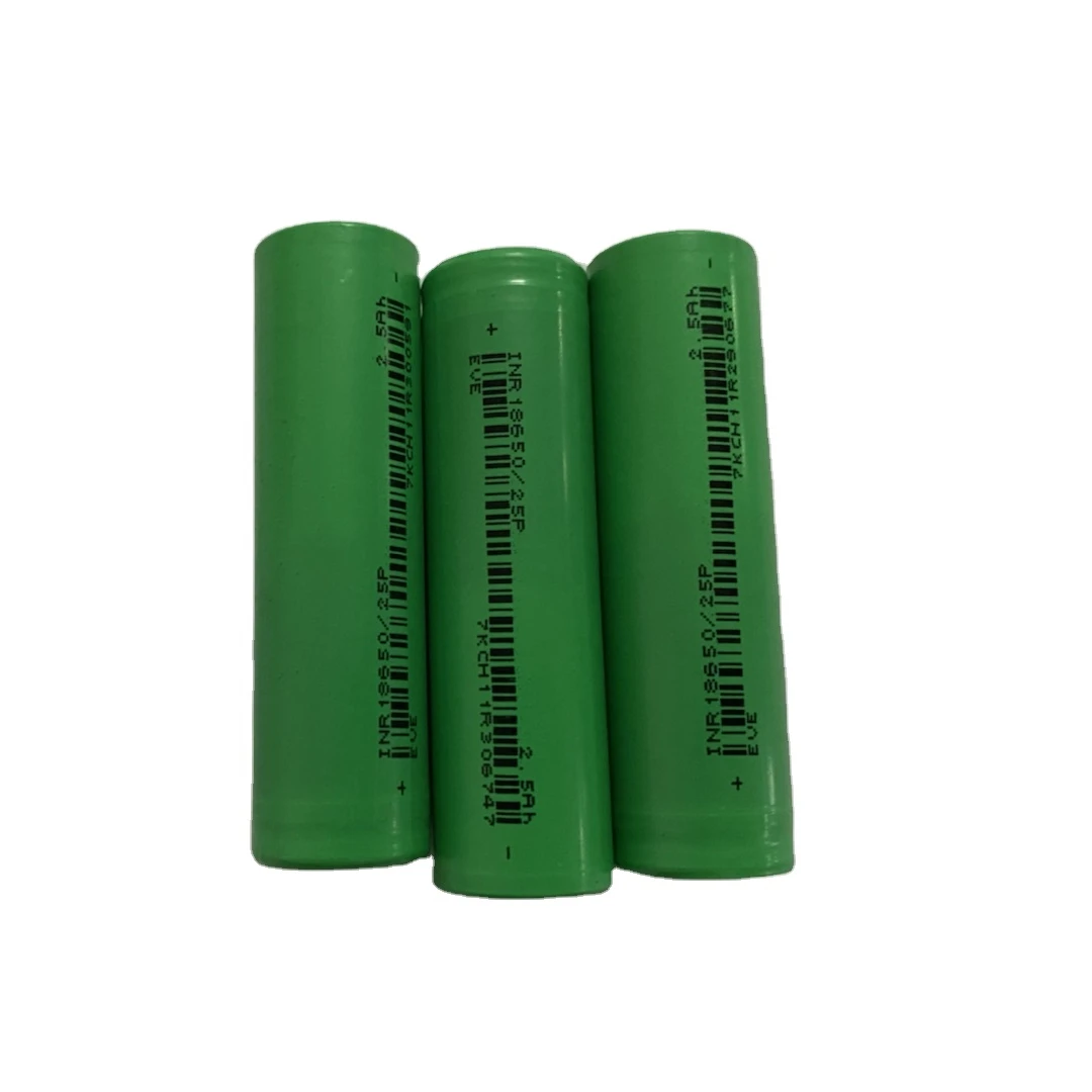 High Power In Stock 2500Mah Capacity Rechargeable Li-Ion Battery Lithium Ion Cell 18650