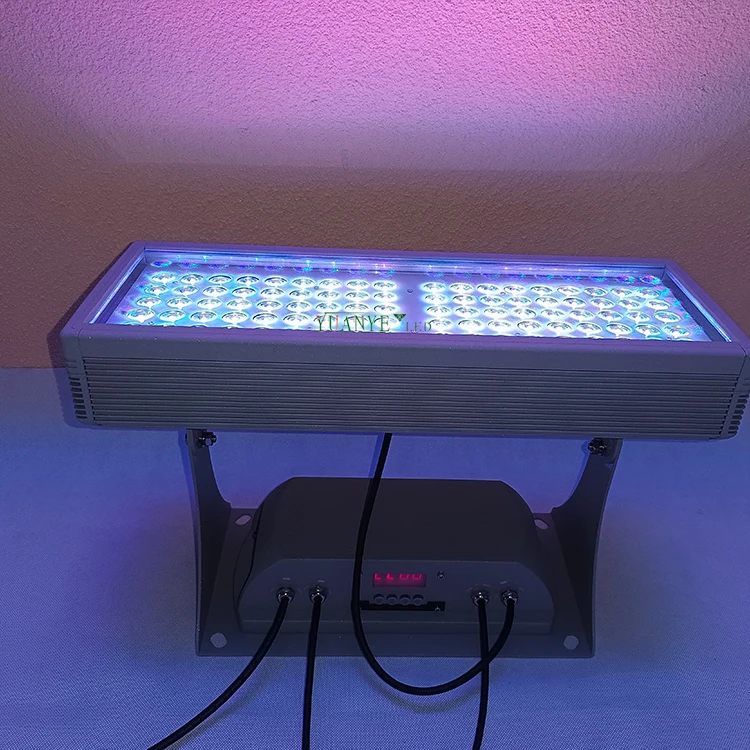 Led Wall Wash 3In1 Rgb Red Yellow 3000k 6000k Blue Tunnel Stadium Light Dali Tuya Wifi Remote Control