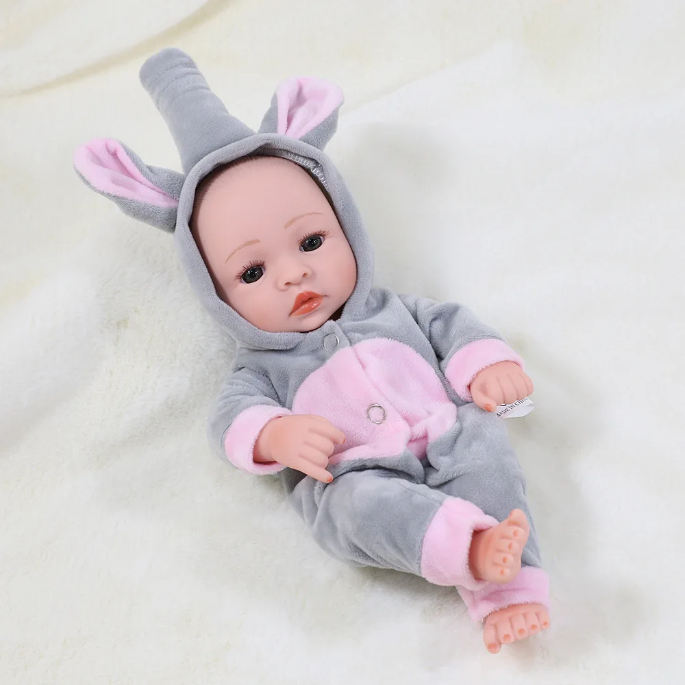 New Design Soft Silicone Body Reborn Baby Dolls Simulation Baby Reborn Doll Toys Wholesale Baby Gift