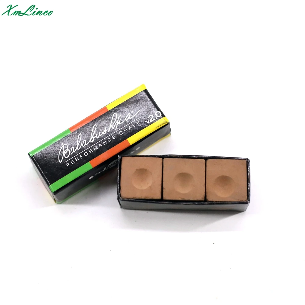 xmlinco cueelf  AAA top grade quality  professional balabushka billiard pool chalk with beige yellow color