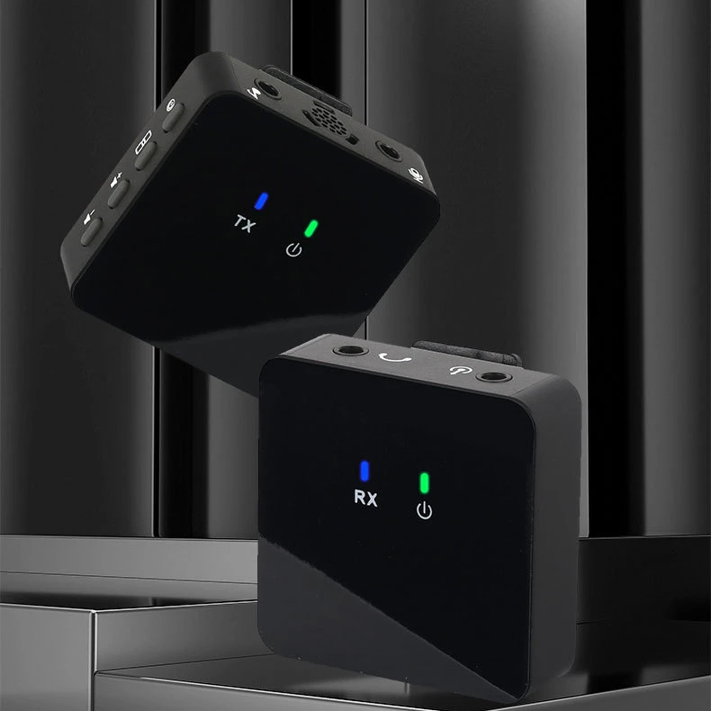 High quality dsp 2.4G live streaming microphone wireless microphone sound recorder