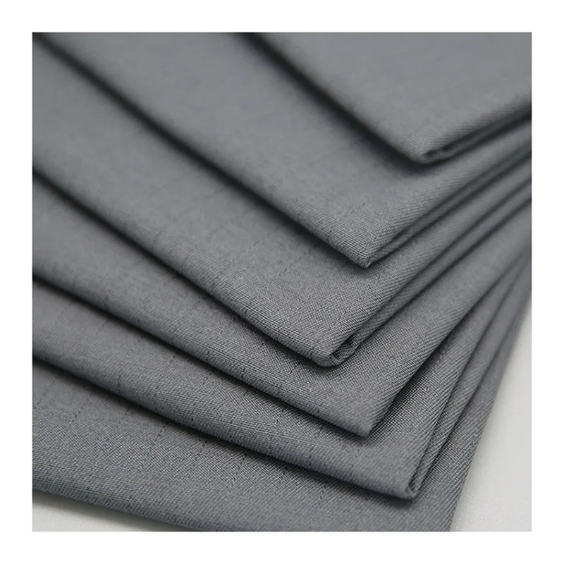 Customize CVC Anti-static Anti-acid Anti-alkali Twill Flame Retardant Fabric For Jackets