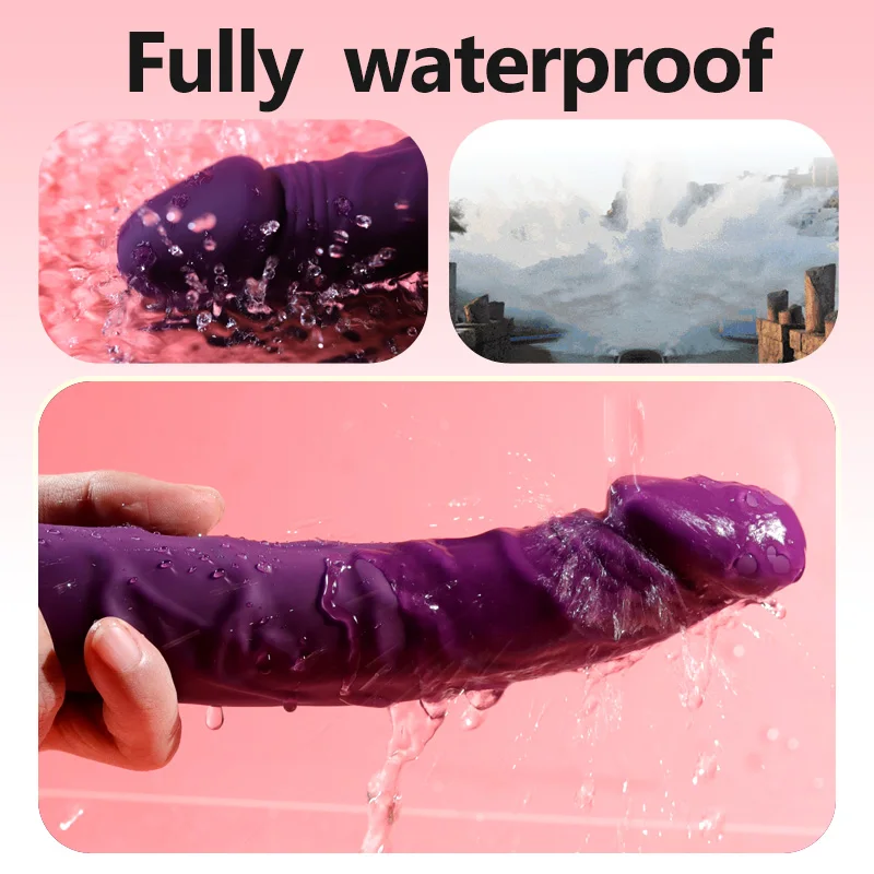 2024 G Spot Vibrator Safety Silicone Simulation Device Rotating Dildo Vibrator For Female Masturbation And Couples Sex