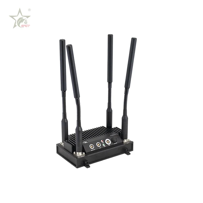 rainproof long range ethernet  radio uav Repeater MIMO IP MESH for airport security equipment