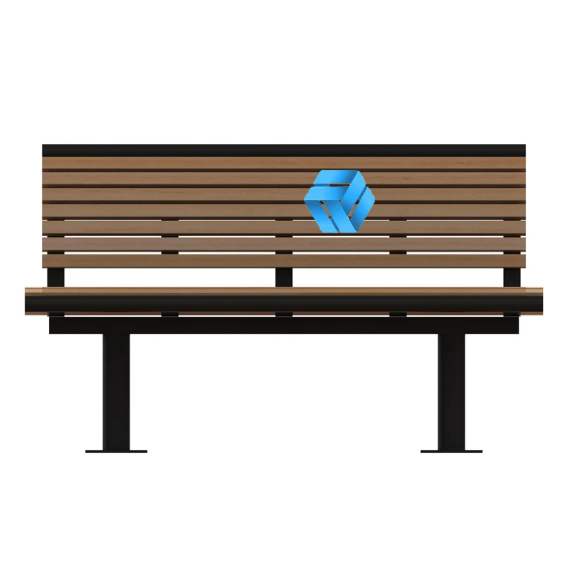 Cast Aluminum Bench Leg Wood Grain Solar Park Bench Outdoor Furniture Long Metal Bench For Public Park,Case Aluminum Furniture