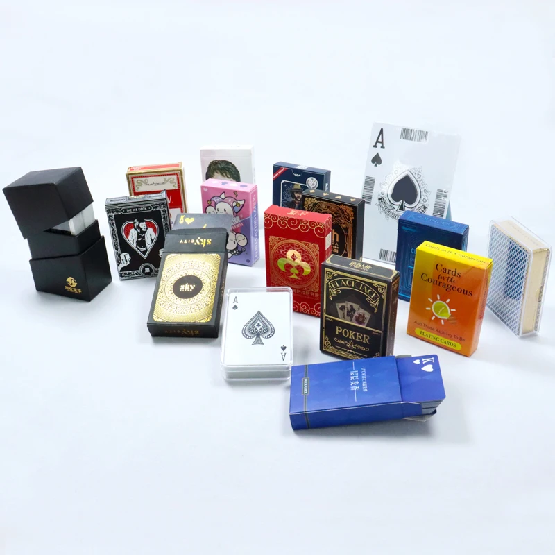 Customized logo printing poker playing cards custom playing game cards in China manufacturer high quality luxury playing card
