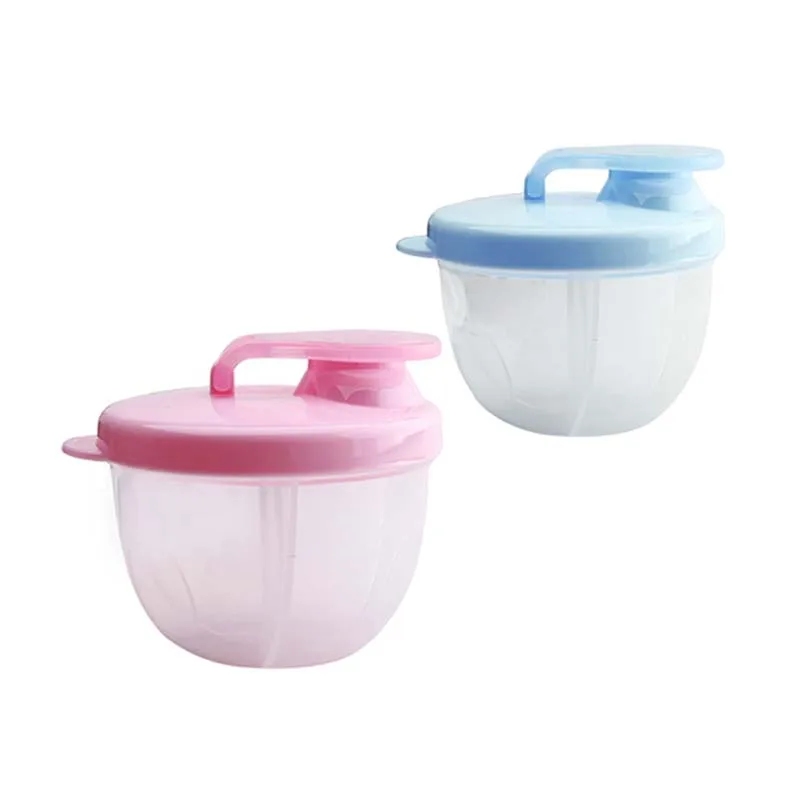 New single tier portable baby formula rotating milk powder storage container box