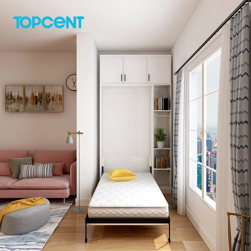 TOPCENT Folding Murphy Bed Mechanism Hardware Kit Wall Bed