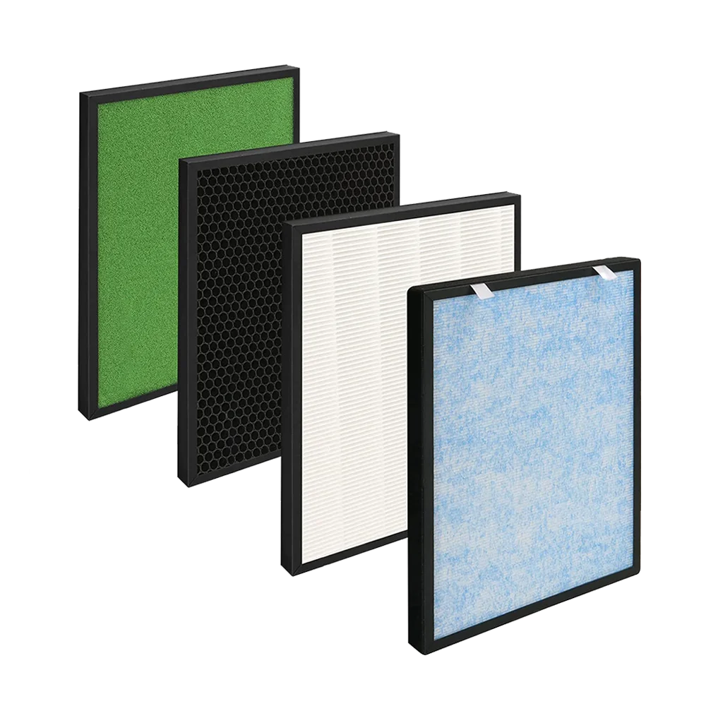 Lansir Cold Catalyst Activated Carbon HEPA Filter Replacement HSP002 For Hathaspace Smart 2.0 Air Purifier