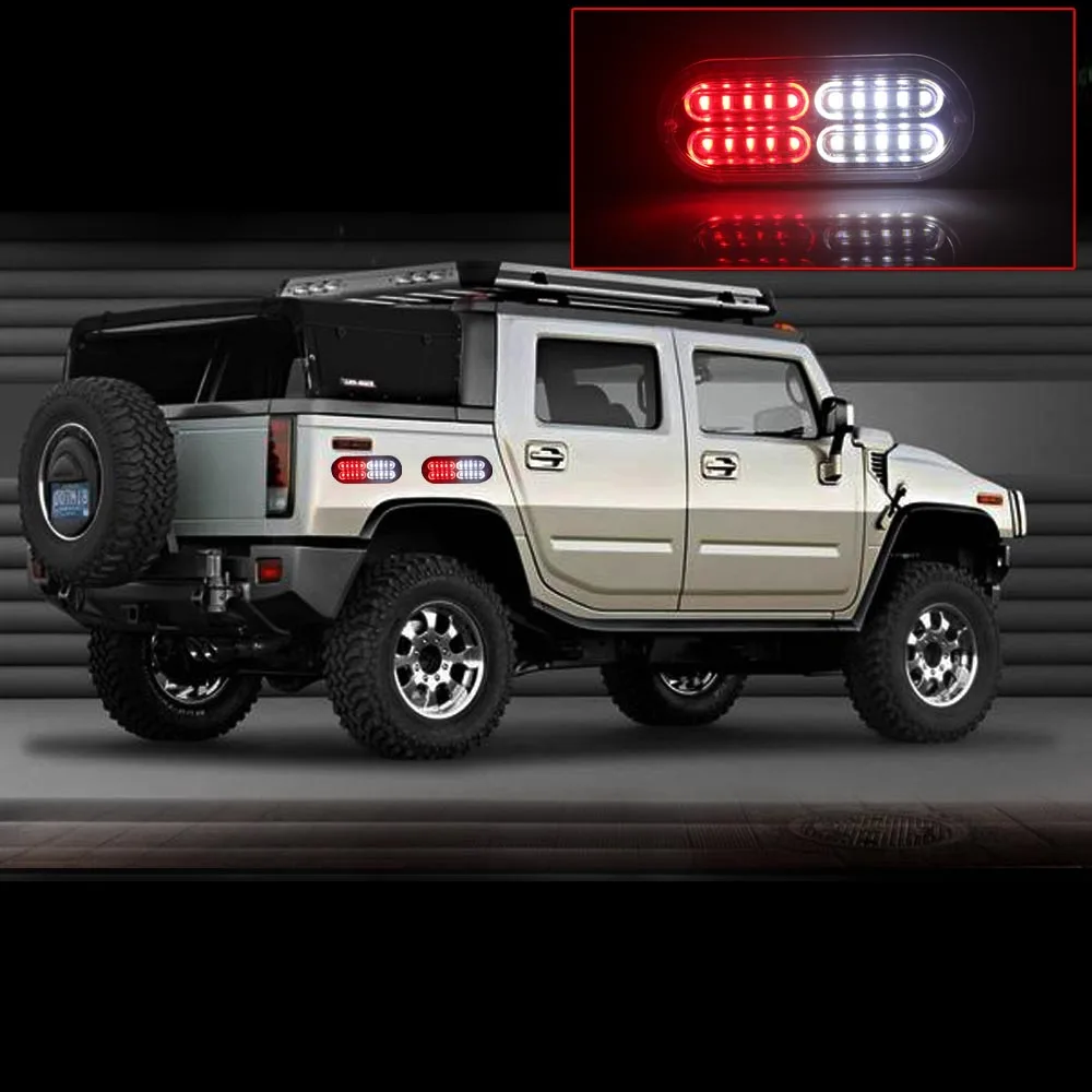 Universal 12 LED Side Marker Lights Super Bright Ultra Slim Front Rear Interior Tail Light width lamp For auto truck