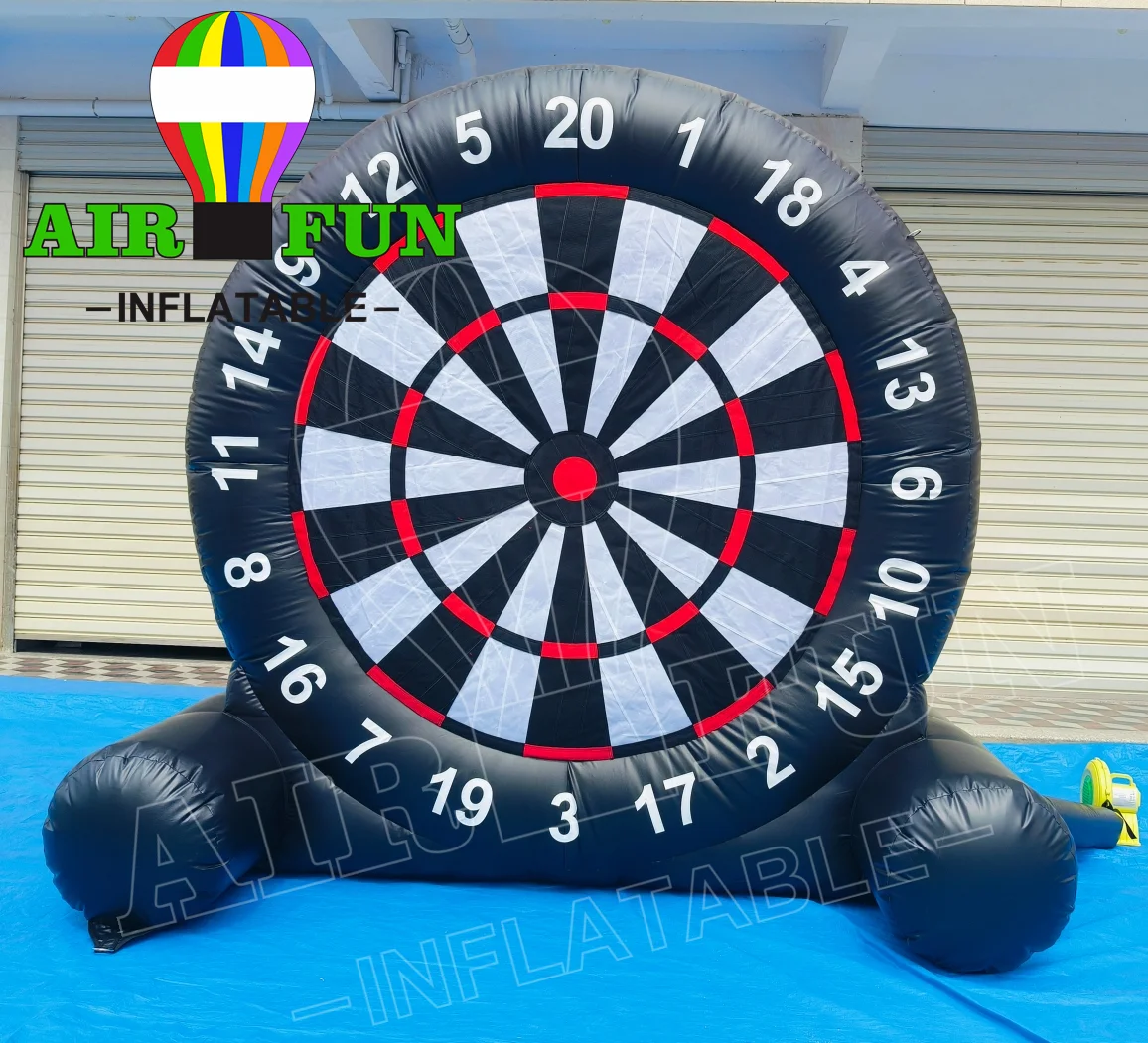 Airfun коммерческое использование гигантские надувные ударные дартс футбольный мяч настольная игра футбольные Дартс для развлечений на заднем дворе