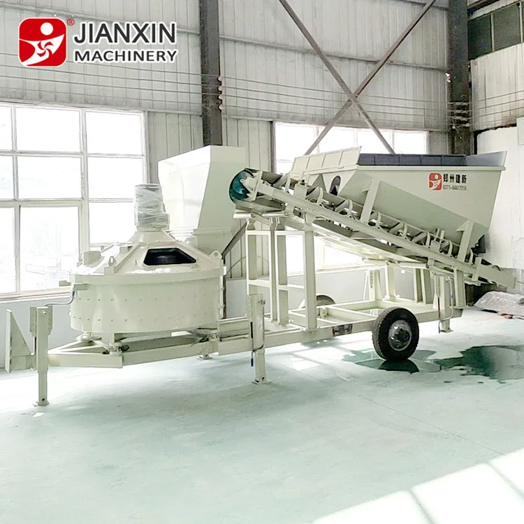 20M3 per hour Portable Mobile Concrete Batch Plant for Sale China Manufacture hot sell