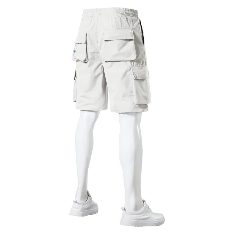 Latest Design Summer Trendy Cargo Shorts With Pockets for Cool Guys Baggy Short Pants With Elastic Waist Shorts