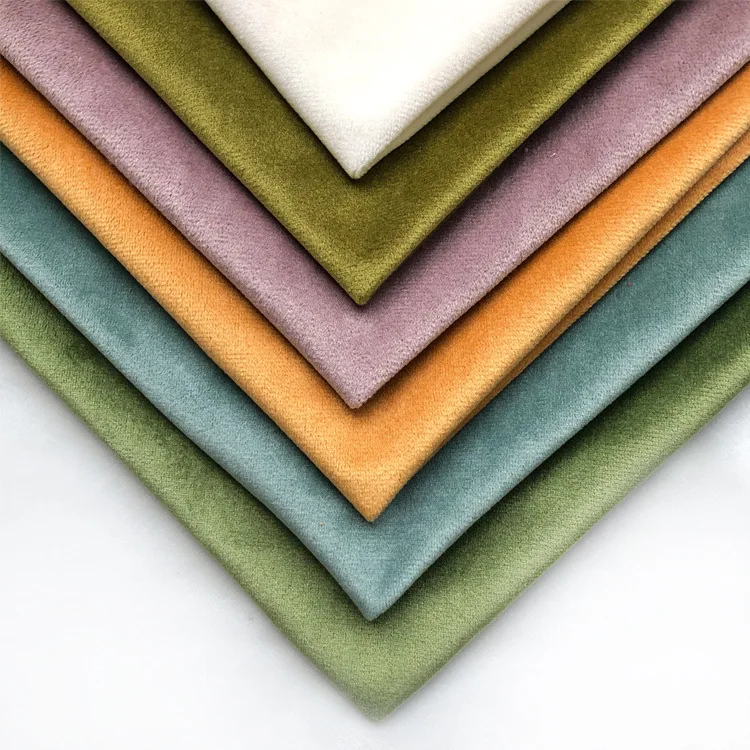 High Quality manufacturers in stock Flannel wholesale velvet Dutch velvet fabric sofa pillows cushions curtain fabric