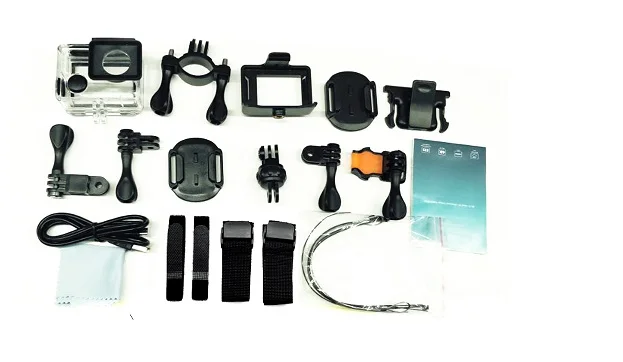 2022 v50 Ambarella A12 Cheapest Real 4k+ Action Camera double color screen metal camera anti-shake model control remote