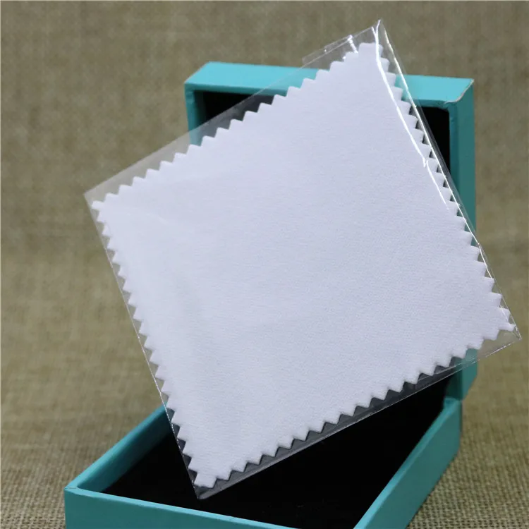 Eco-Friendly Anti Tarnish Silver Polishing Cloth For Jewelry Cleaning Silver Gold Jewelry Polishing Cloth