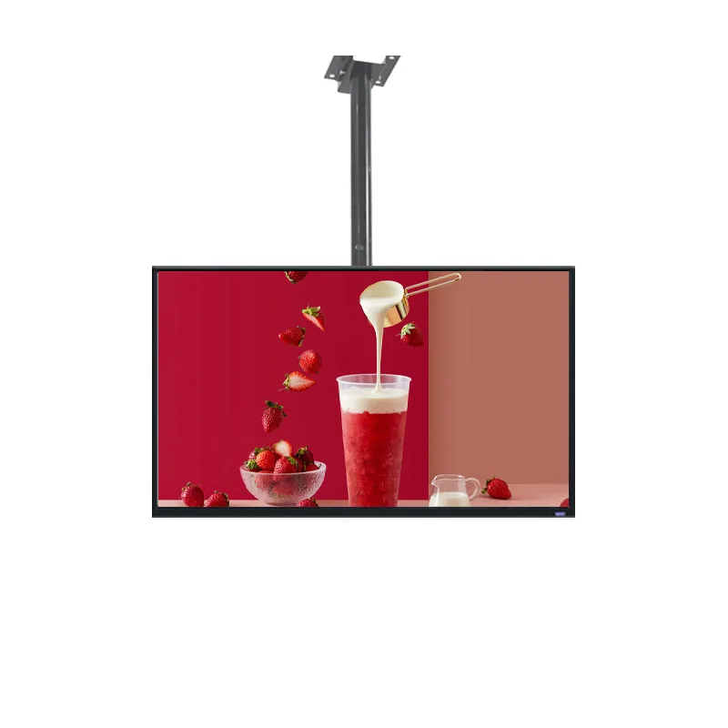 Meeting Room Hanging Double Size Digital Signage 43 49 55 65 inch LCD Digital Signage and Displays