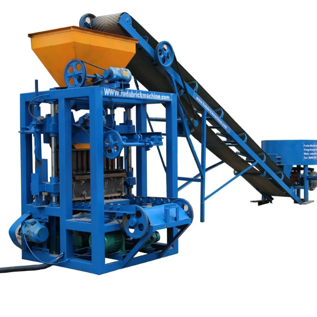 Qt4 - 24 Hydraulic Paving Interlock Concrete brick Making Machine Interlocking brick Making Machine