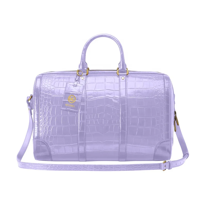 Fashion Sports Large Capacity Trend Shoulder Leather Bags Custom Logo Travel Duffel Bag