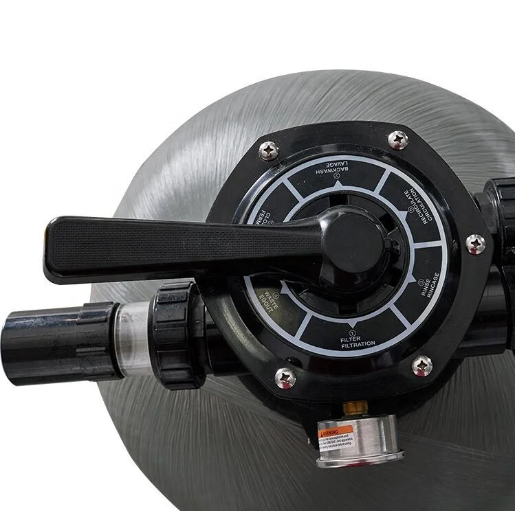 Высокопроизводительный Стекловолоконный песочный фильтр с насосом для плавательного бассейна