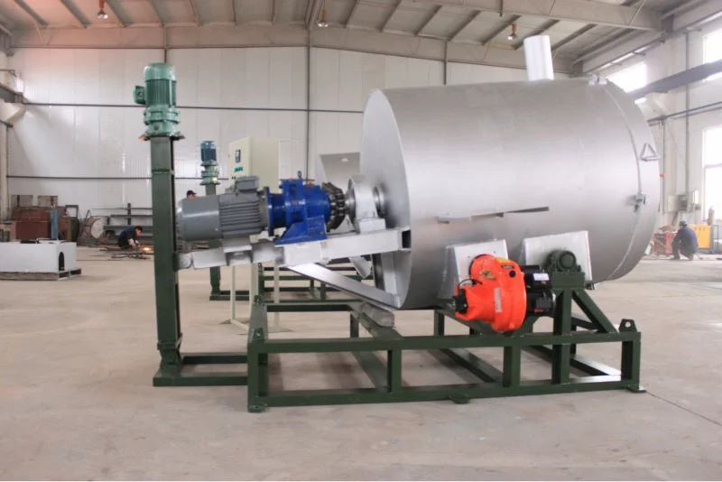 Вращающаяся плавильная печь с масляным цинковым порошком, 600 кг