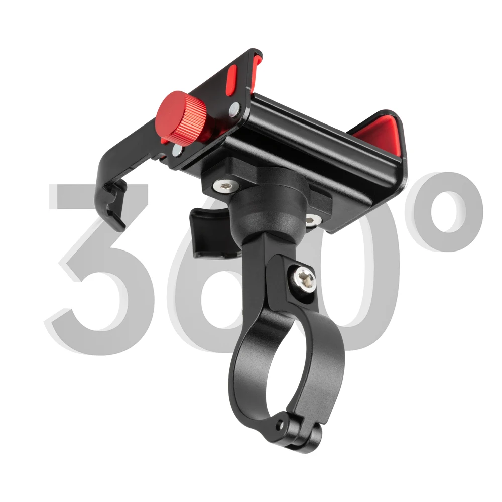 2024New Gel Holder Safe Cycling Bike phone holder 360degree Road MTB bicycle Safe USE aluminum alloy bike Handlebar phone holder