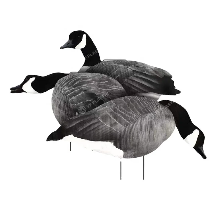 New design corrugated sheet snow goose  floater decoys hunting for sale