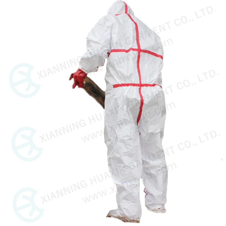 Sealed seam liquid spray protection coverall