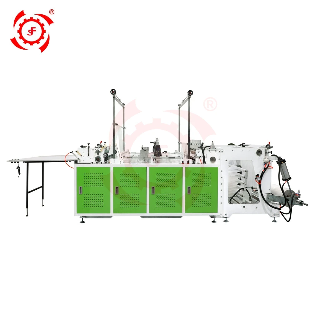 LIFENG FD Series Polythene PE Plastic Fly Knife Bottom Sealing Cold Cutting Big Flat Bag Making Machine Price For Sale